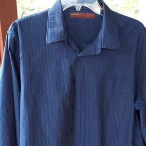 Nwot Perry Ellis Dress Shirt, Size XL, 100% Cotton